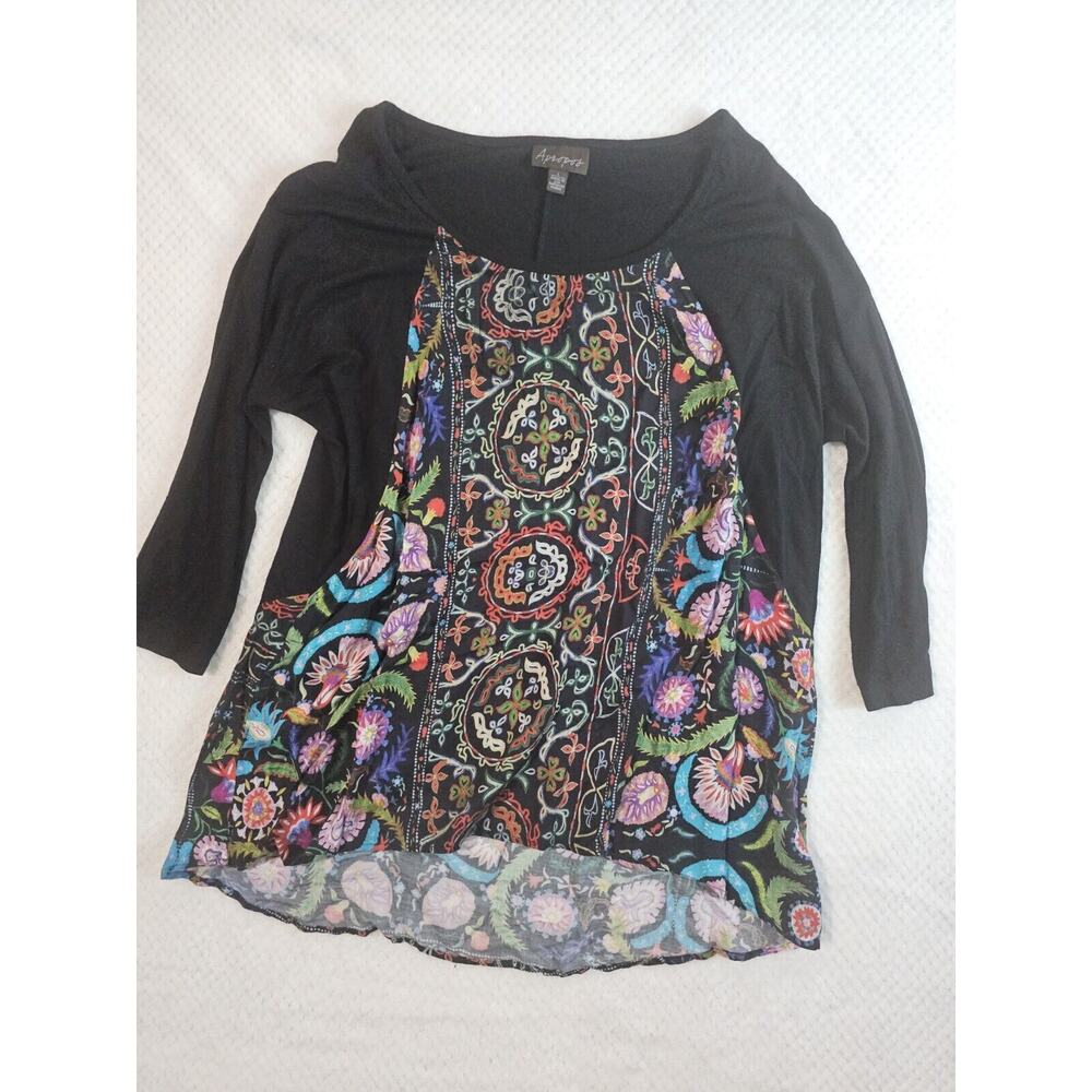 Apropos Womens Art‎ To Wear Blouse Large Made In USA